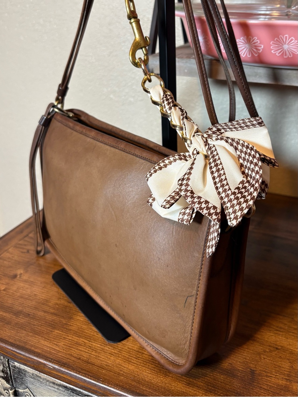 Vintage Coach Basic Bag (zippered clutch) pre-1994, made in USA, circa 70s-80s